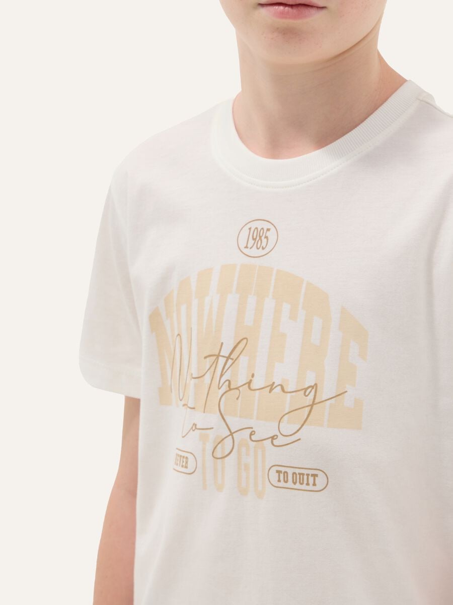 White pure cotton short-sleeved T-shirt_2