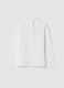 White pure cotton T-shirt with cute animal print_1