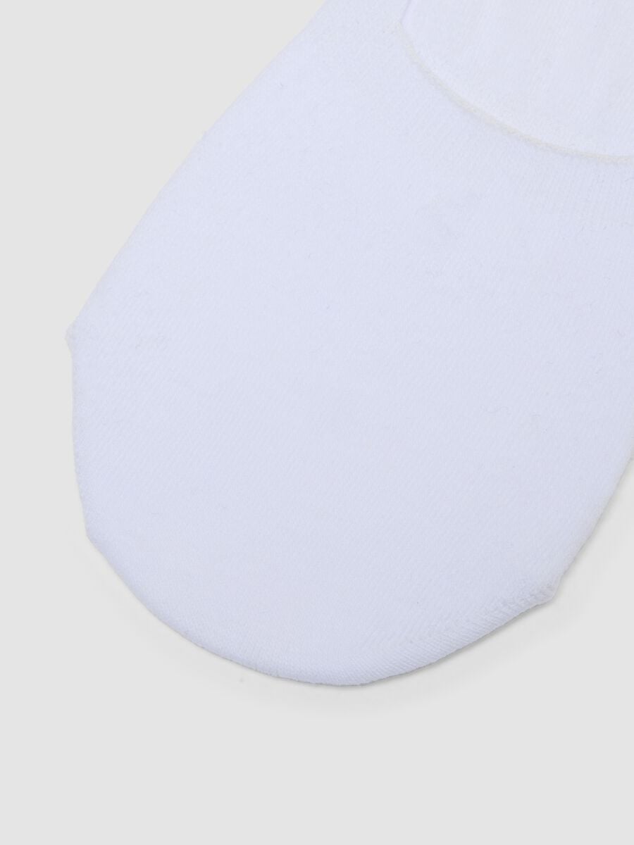 3er-Pack wei&szlig;e Invisible-Socken aus Bio-Baumwolle_1