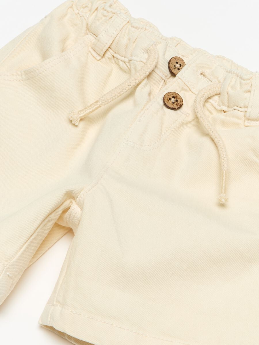 Cotton shorts with drawstring_2
