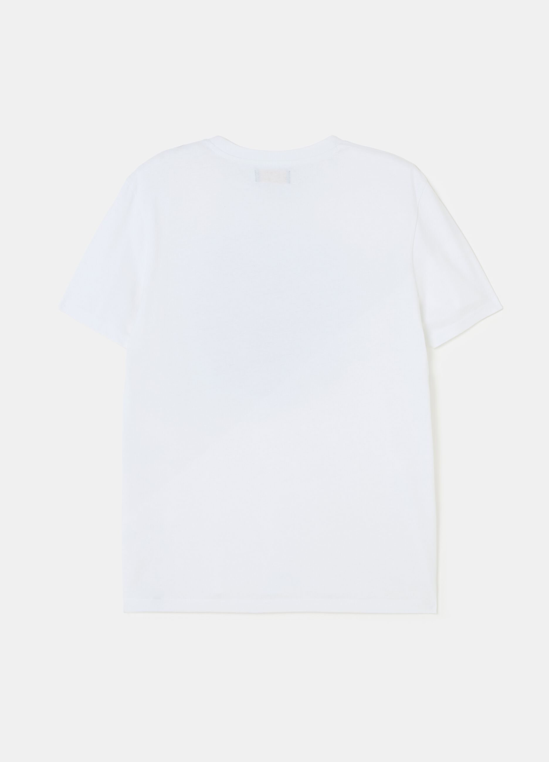 Camiseta de algodón con estampado gráfico