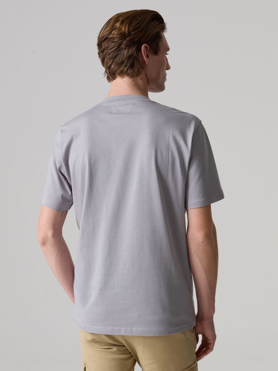 Supima cotton T-shirt with round neck_2