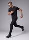 Black Easy Dry ALTAVIA stretch running trousers_0