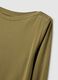 Green crew neck long sleeve regular fit t-shirt_5