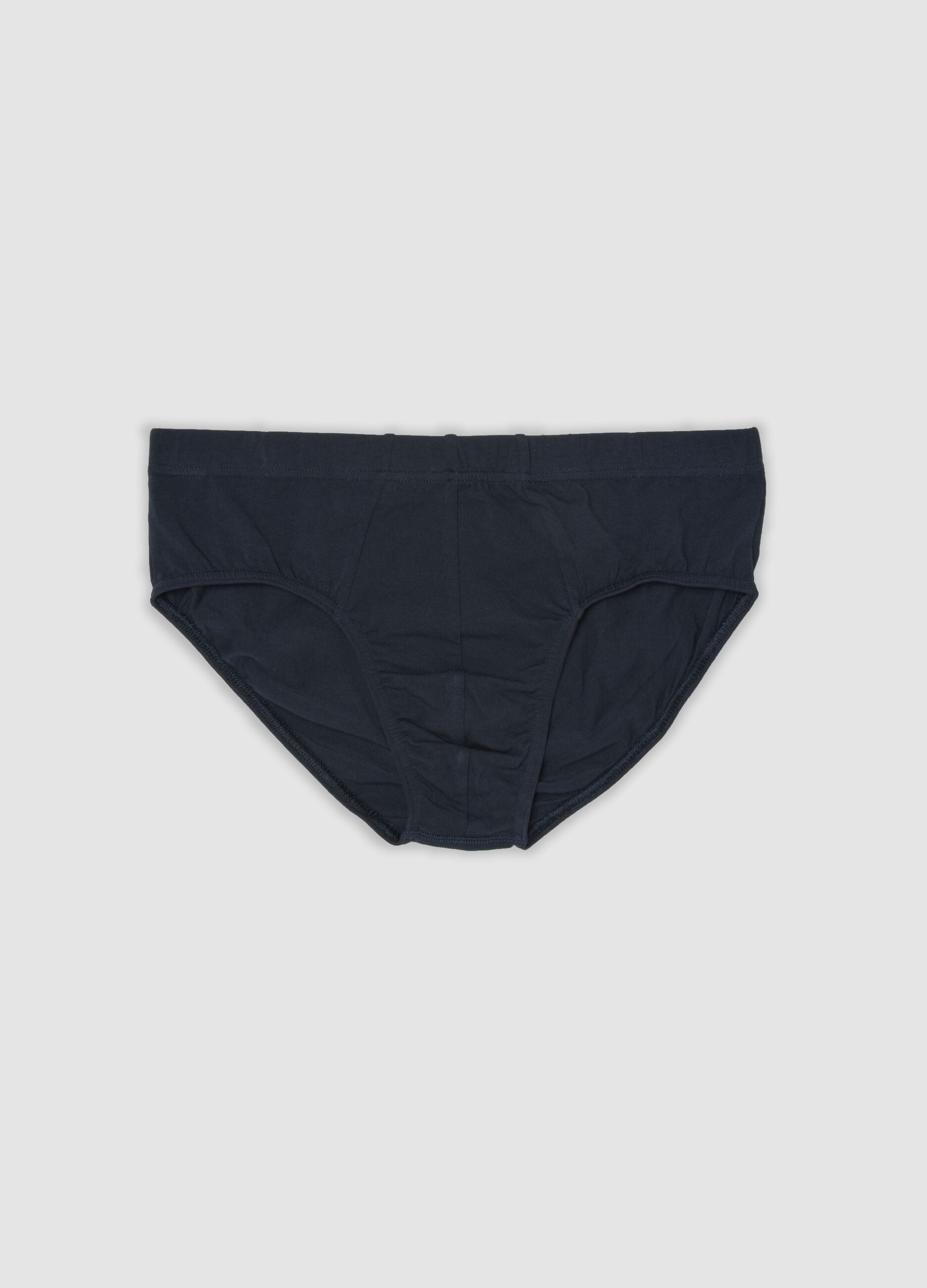 Blaue Slips aus Bio-Baumwolle