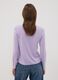 Purple fitted crew-neck long-sleeve top_3