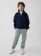 Boys' Green Cotton Blend Jogger Trousers Regular Fit_0