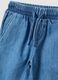 Blaue Denim-Hose aus Baumwoll-Viskose-Mix mit elastischem Bund_2
