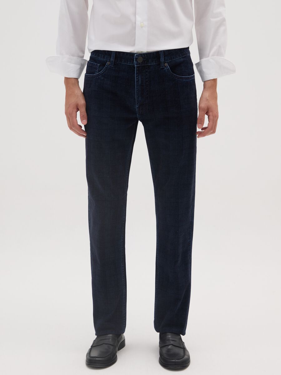 Pure Cotton Blue Regular Fit Jeans_1