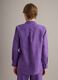 Purple pure linen regular fit shirt_2