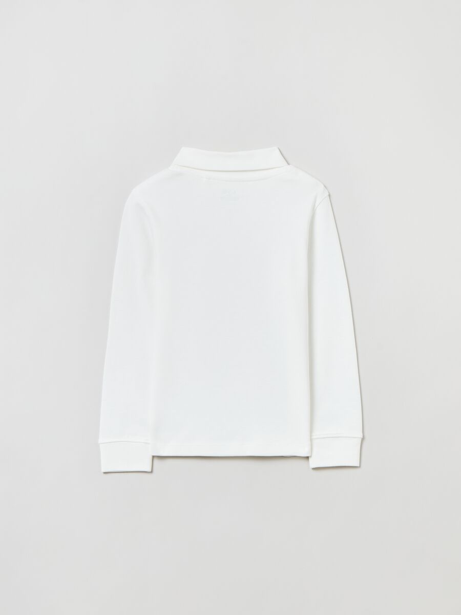 Long-sleeved T-shirt with high neck_1