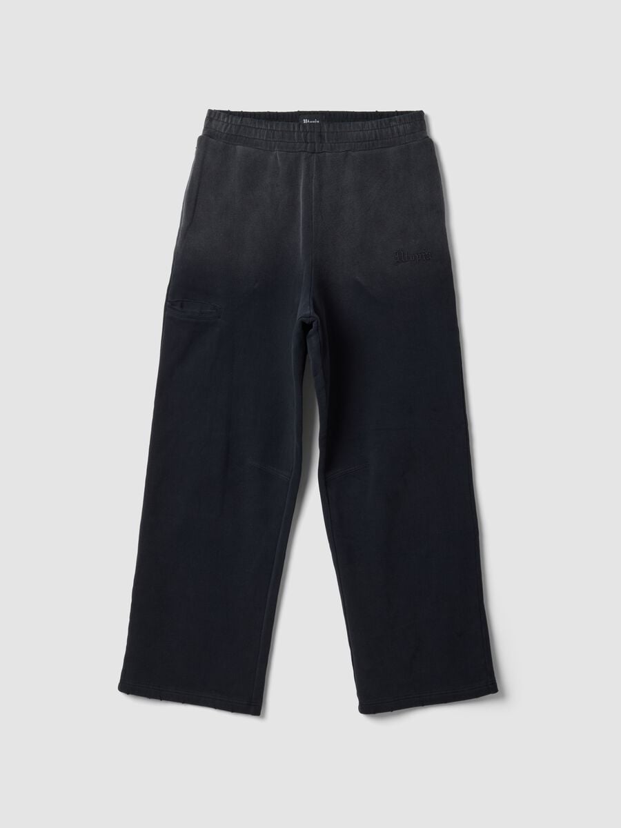 Sunfaded Black Sweatpants_0
