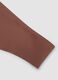 Slip brasiliana marrone in cotone organico a vita regular_1