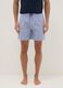 Pure cotton multicolour striped regular fit pyjama shorts_1