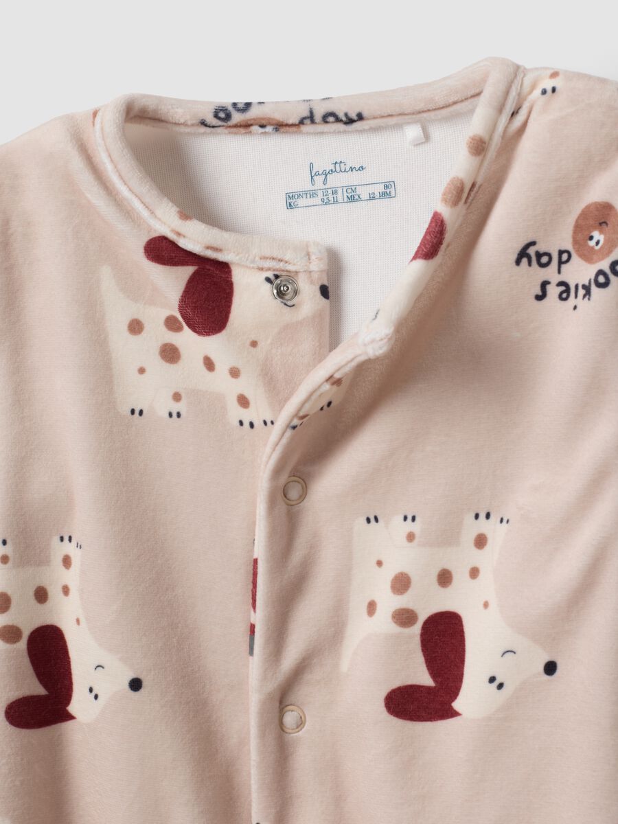 2-pack of multicolour baby sleepsuits with animal print_2