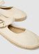 Beige espadrilles with strap and buckle_1