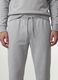 Grey cotton-blend jogger trousers, regular fit_2