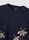 Blue stretch cotton crew-neck T-shirt_3