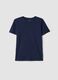 Boys&rsquo; blue pure cotton regular fit T-shirt_0