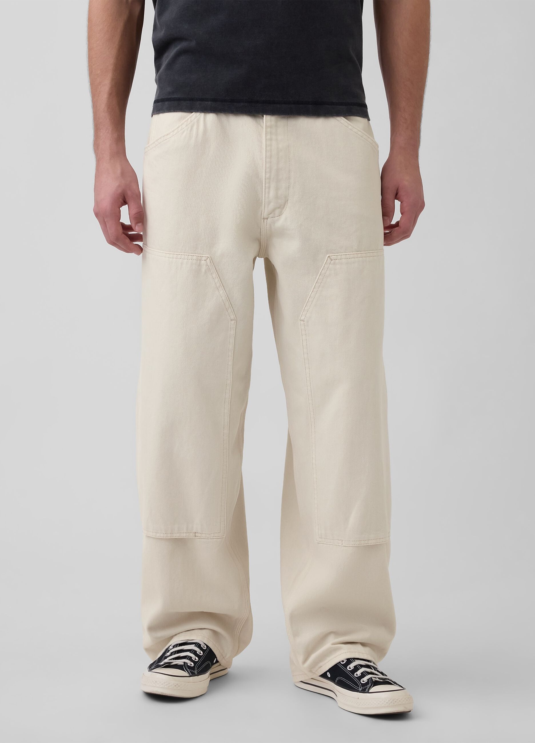 Pure cotton cargo trousers