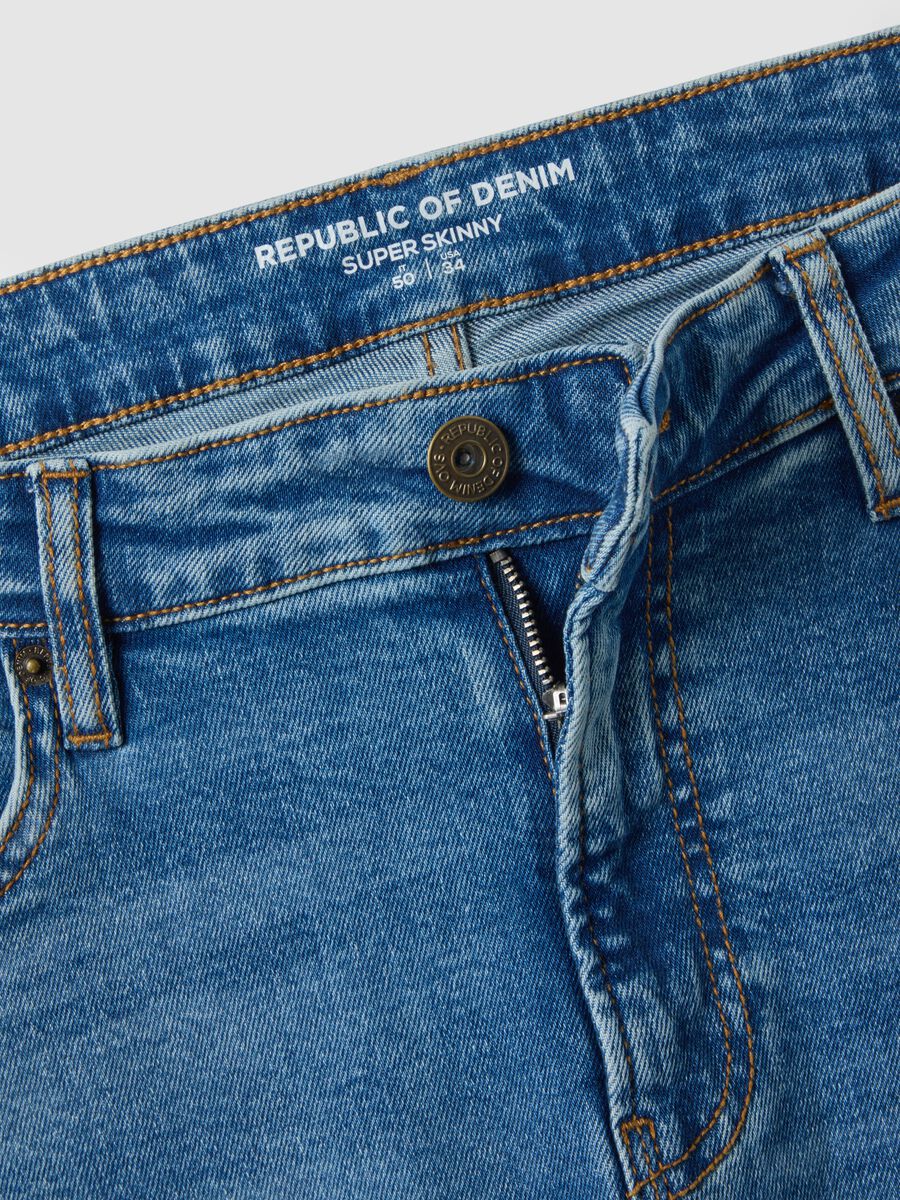 Super Skinny Fit Blue Denim Jeans_5