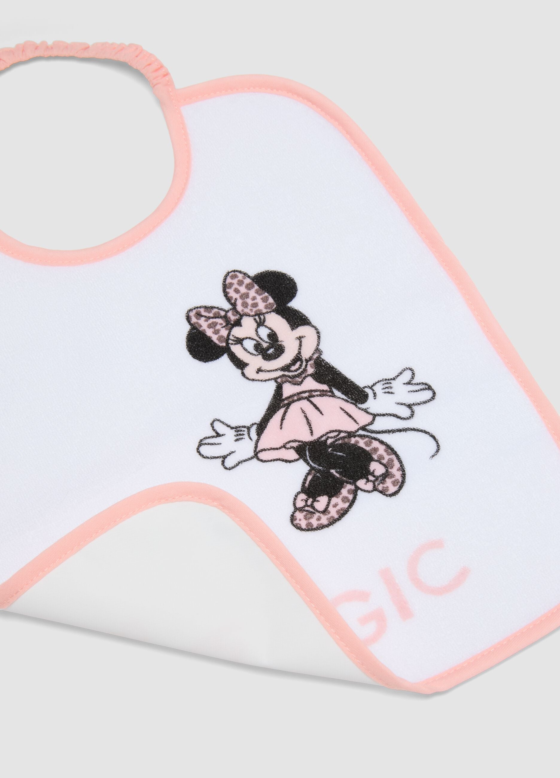 Tripack di bavaglini multicolor in misto cotone organico con stampa Minnie