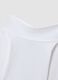 Wei&szlig;es Slim-Fit-T-Shirt aus elastischer Baumwolle mit U-Boot-Ausschnitt_4