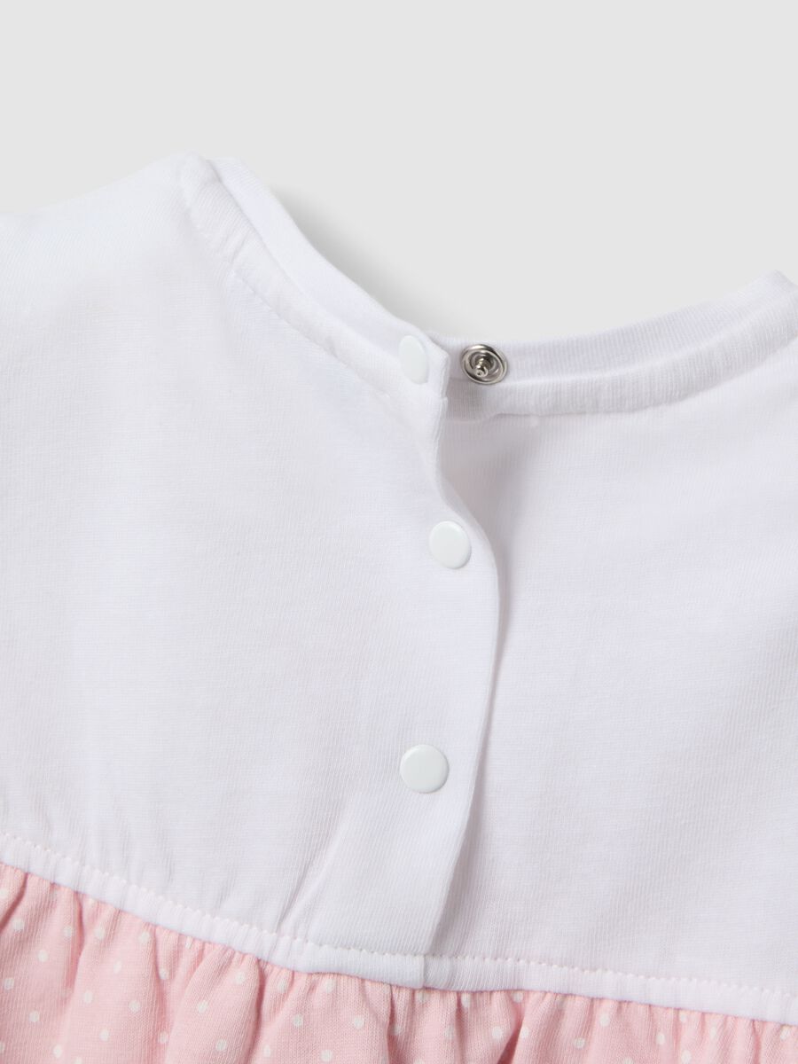 Pagliaccetto in puro cotone multicolor da neonata_3