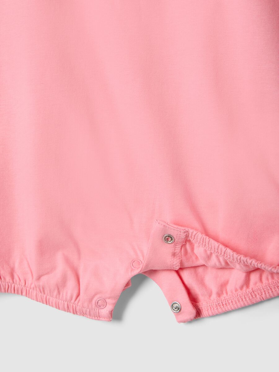 Set of two colourful cotton baby rompers with prints_3