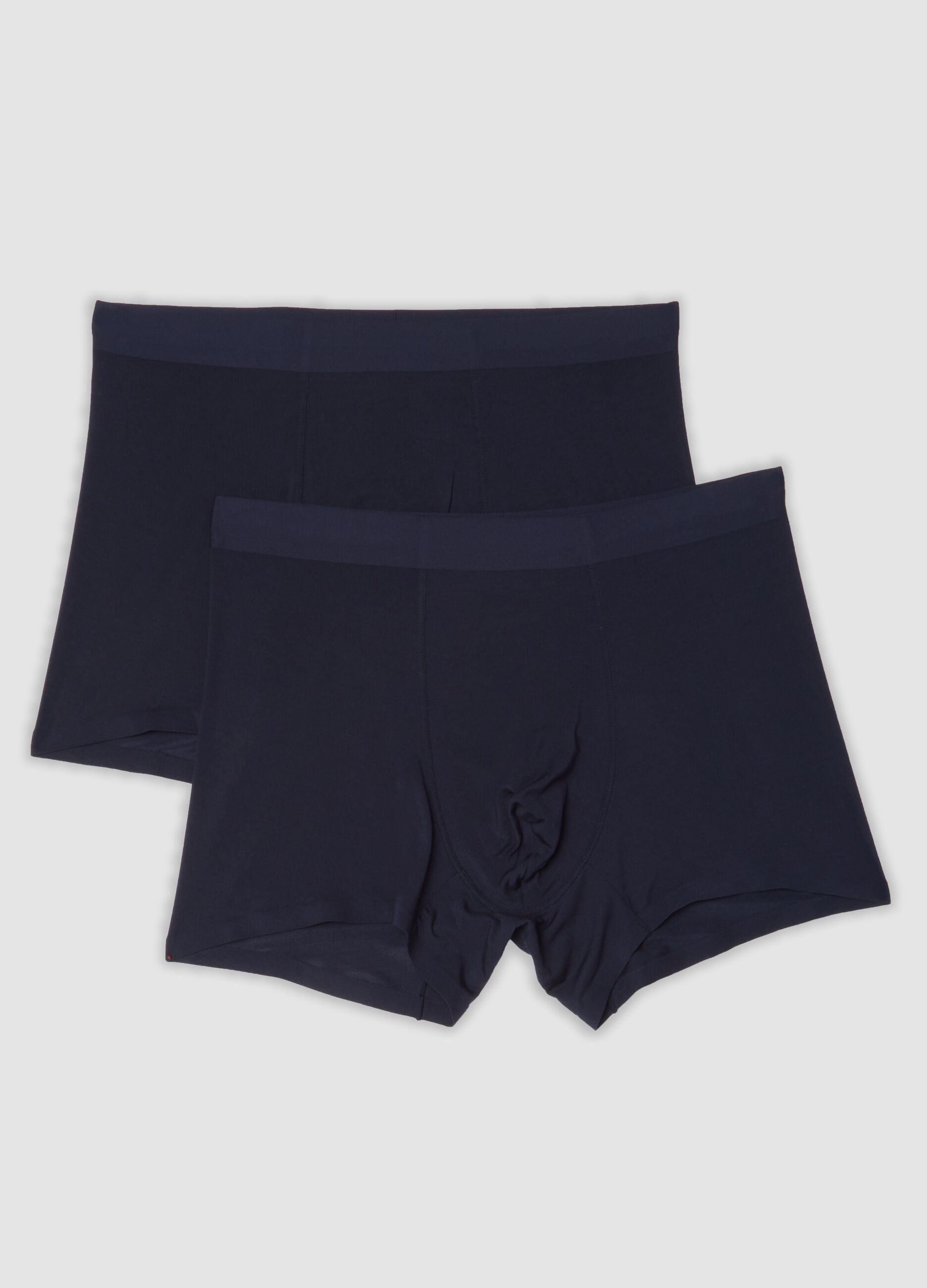 2-pack of blue stretch modal boxer shorts