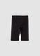 Girls&rsquo; black skinny cycling shorts in stretch cotton_1