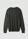 Green crew-neck jumper in viscose blend, regular fit_6