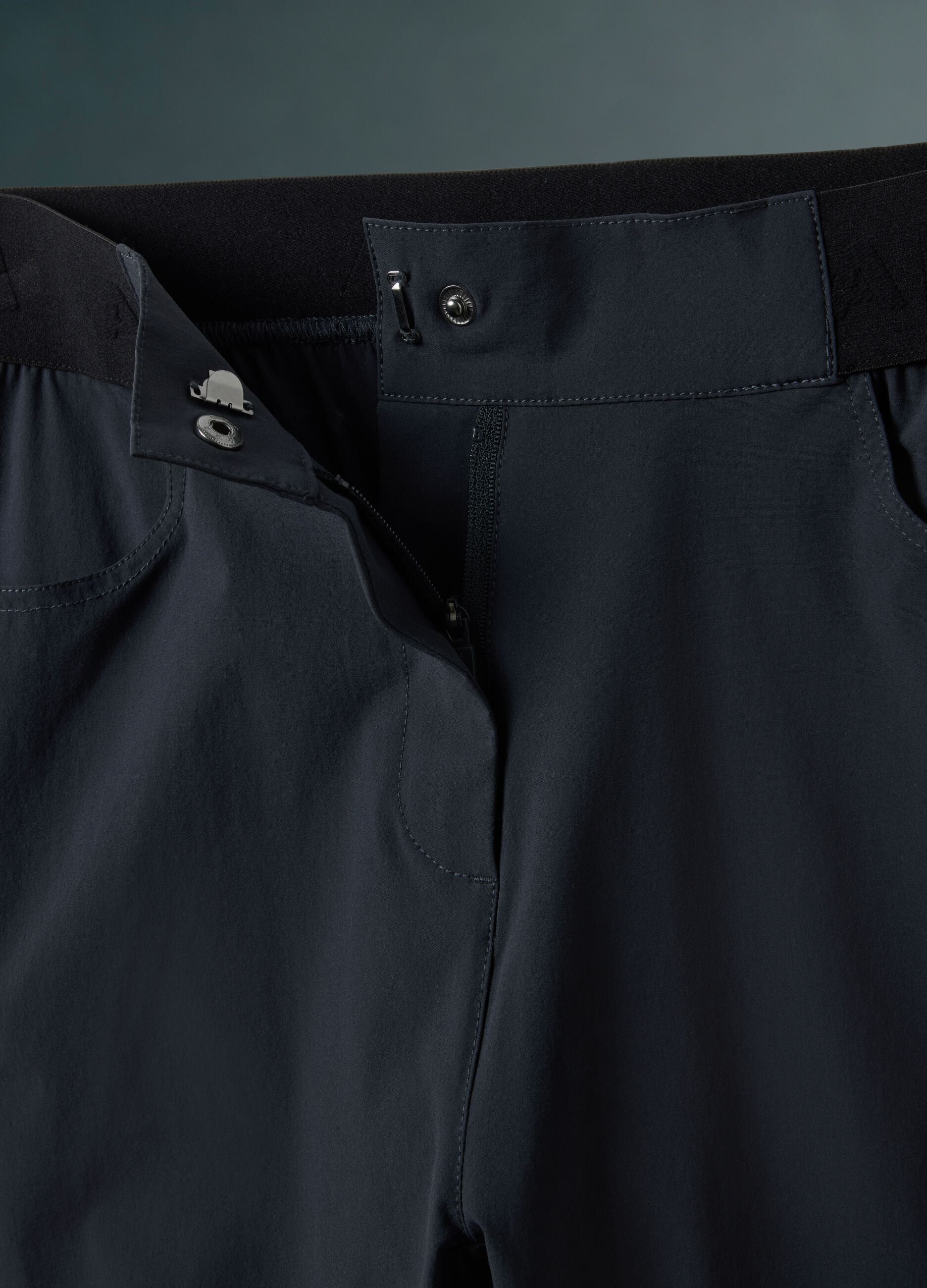 Black ALTAVIA BIKE technical shorts in stretch fabric