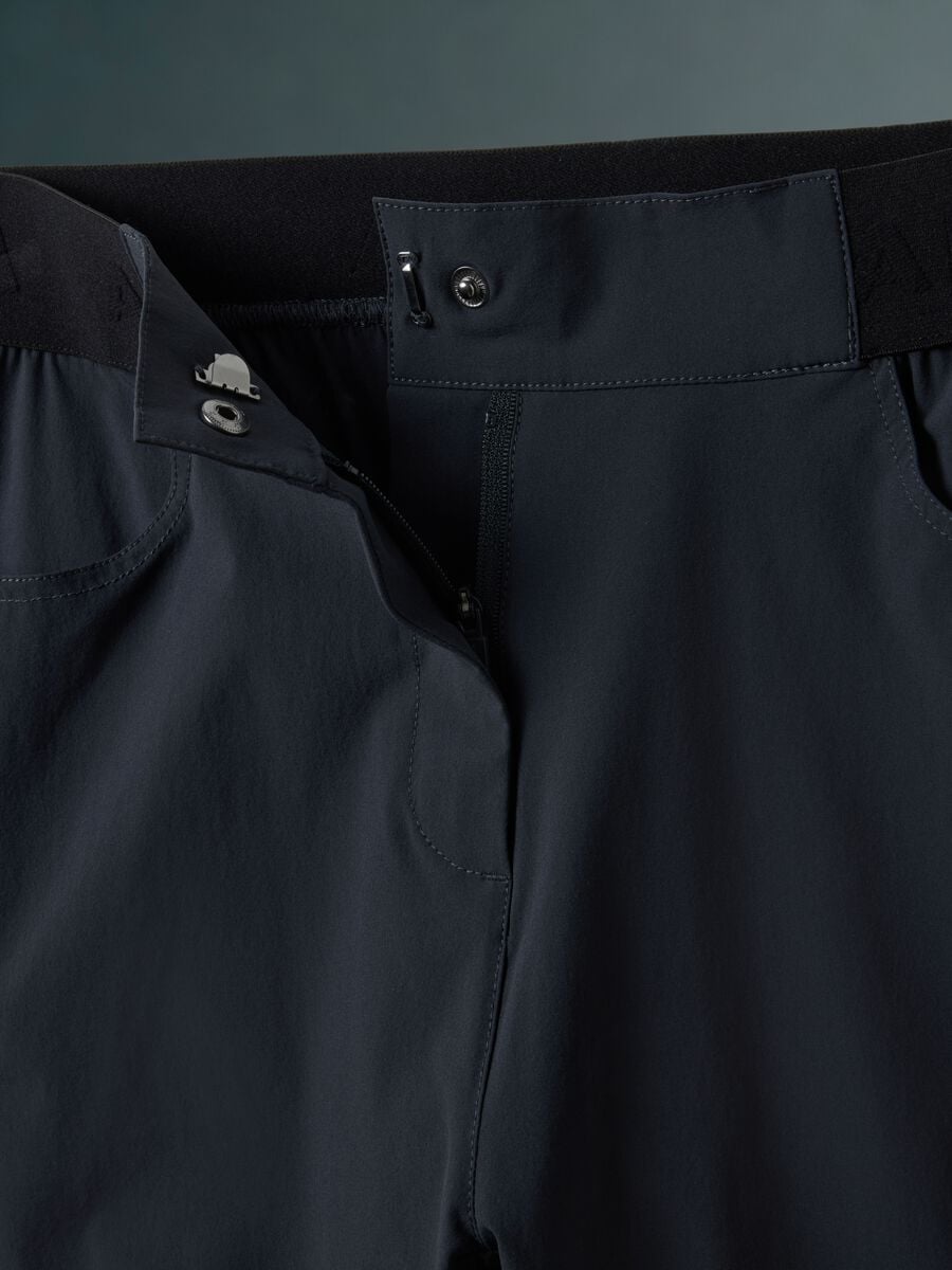 Black ALTAVIA BIKE technical shorts in stretch fabric_5