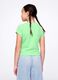 Green stretch cotton T-shirt_1