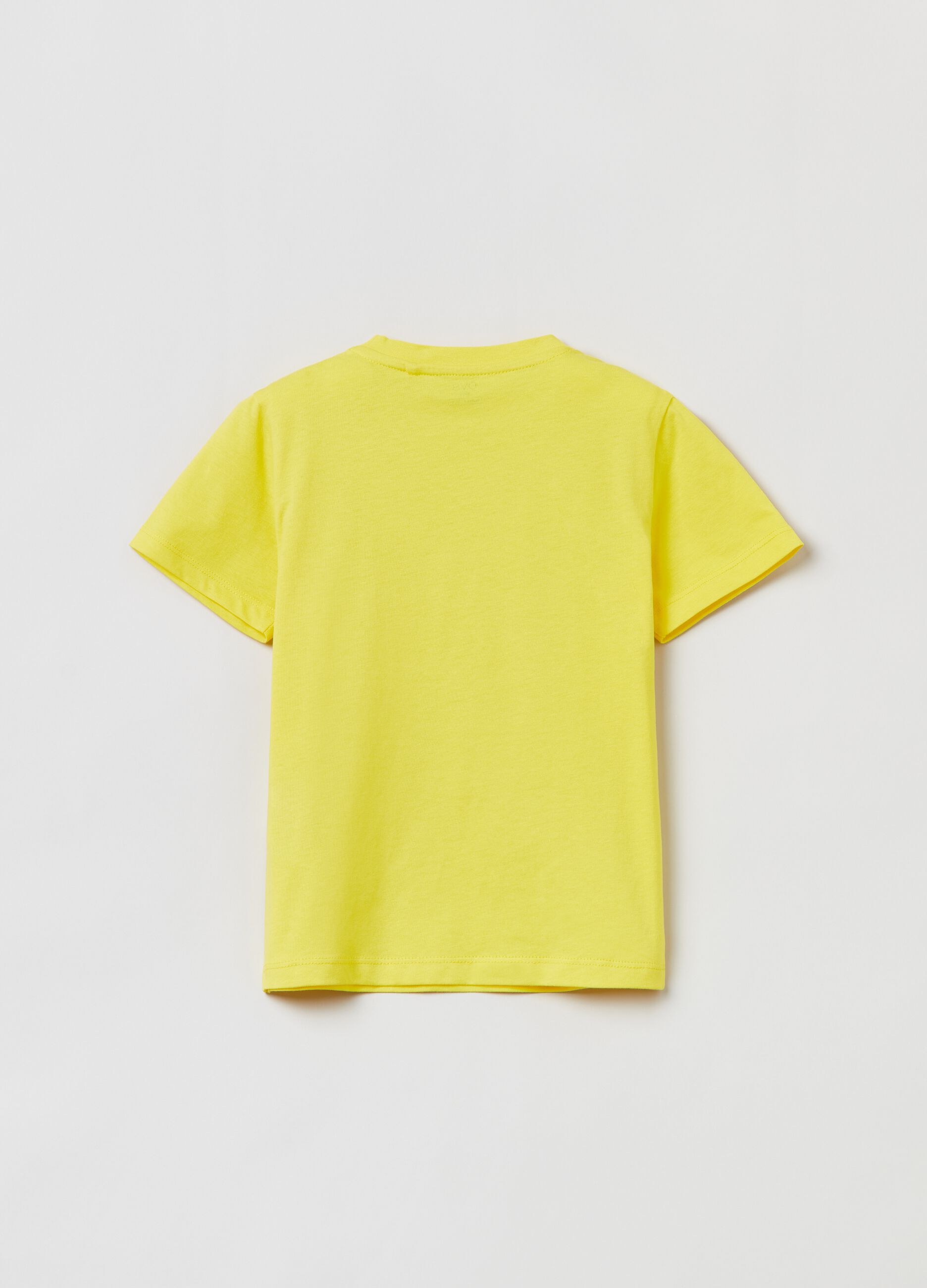 Camiseta Fitness de algodón en color liso.