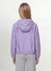 Violette Regenjacke mit Kapuze und Reissverschluss f&uuml;r M&auml;dchen_3