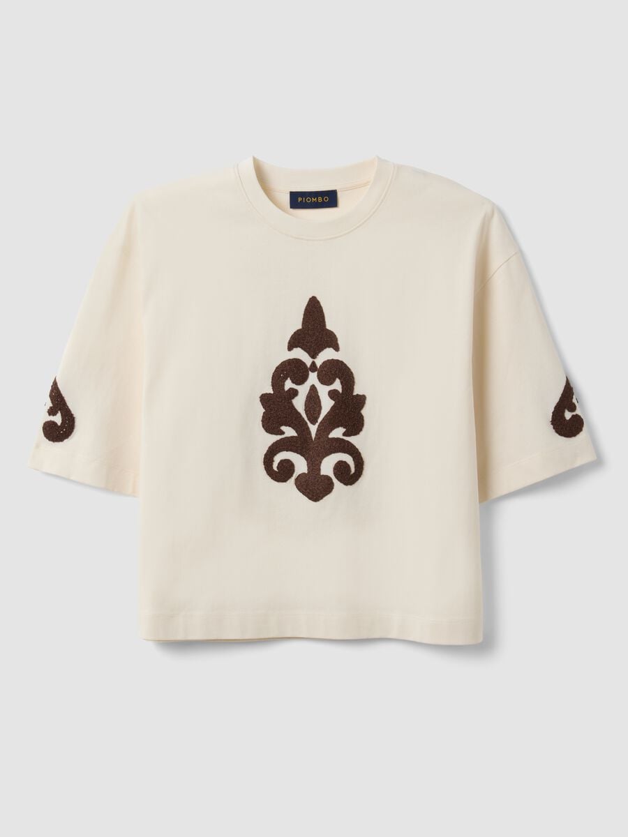 &Mu;&pi;&epsilon;&zeta; T-shirt &alpha;&pi;ό 100% &beta;&alpha;&mu;&beta;ά&kappa;&iota; &mu;&epsilon; &kappa;&epsilon;&nu;&tau;ή&mu;&alpha;&tau;&alpha;, regular fit_0