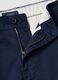 Blue stretchy cotton slim fit chino trousers_5
