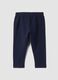 Blue stretch organic cotton leggings_0