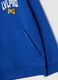 Blaue Hoodie mit Rundhalsausschnitt aus Baumwollmischung_3