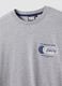 T-shirt cinzenta em algod&atilde;o puro com estampado Lakers_1