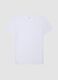 Wei&szlig;es T-Shirt aus elastischem Modal, Regular Fit_4