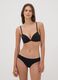 Black padded organic cotton bra_1