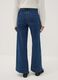 Blue wide-leg jeans in stretch cotton_2
