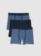 3er-Pack Boxershorts in Blau und Schwarz aus elastischer Bio-Baumwolle_4