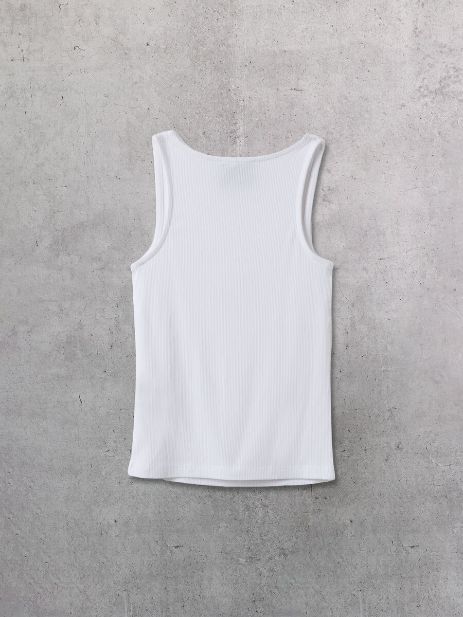 White Square-Neck Tank Top_6