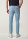 Light blue slim-fit stretch cotton jeans_2