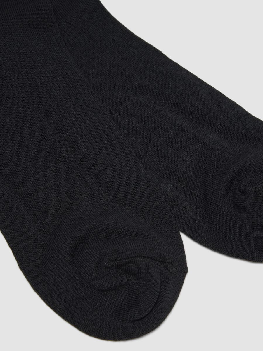 2-pack of black cotton-stretch ankle socks_2