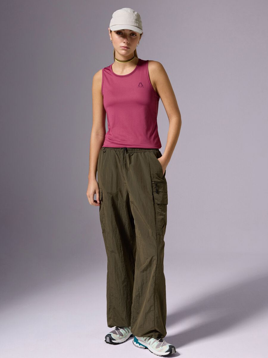 D&eacute;bardeur sportif rose en tissu extensible Altavia_0